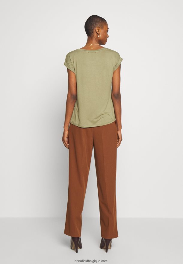 femmes t-shirt imprimé olive martini Anna FieldNHH26B256
