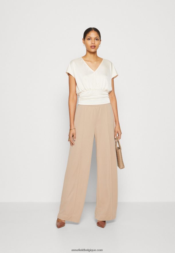 femmes t-shirt imprimé rose clair Anna FieldNHH26B237