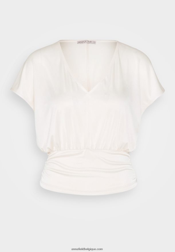 femmes t-shirt imprimé rose clair Anna FieldNHH26B237