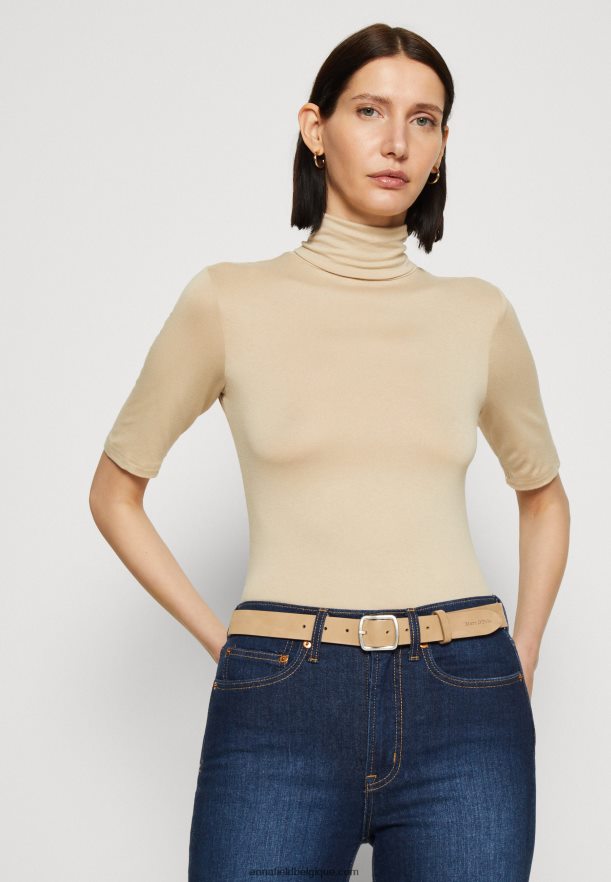 femmes t-shirt imprimé sable Anna FieldNHH26B281