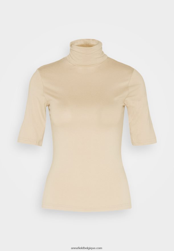 femmes t-shirt imprimé sable Anna FieldNHH26B281