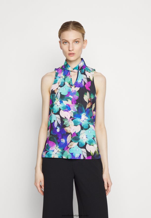 femmes top bleu/violet Anna FieldNHH26B505