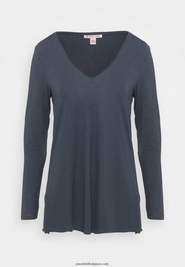 femmes top manches longues anthracite Anna FieldNHH26B595