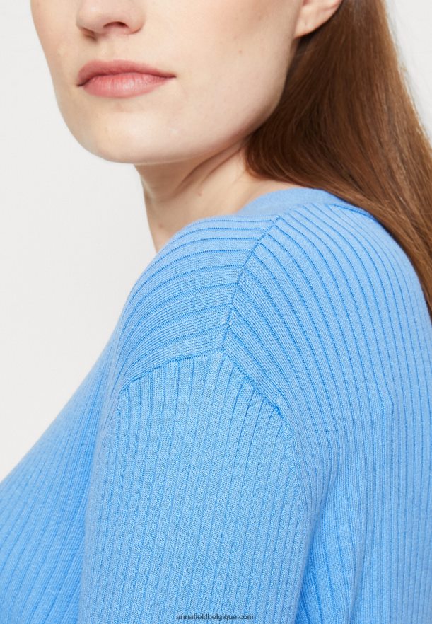 femmes cardigan bleu Anna FieldNHH26B829