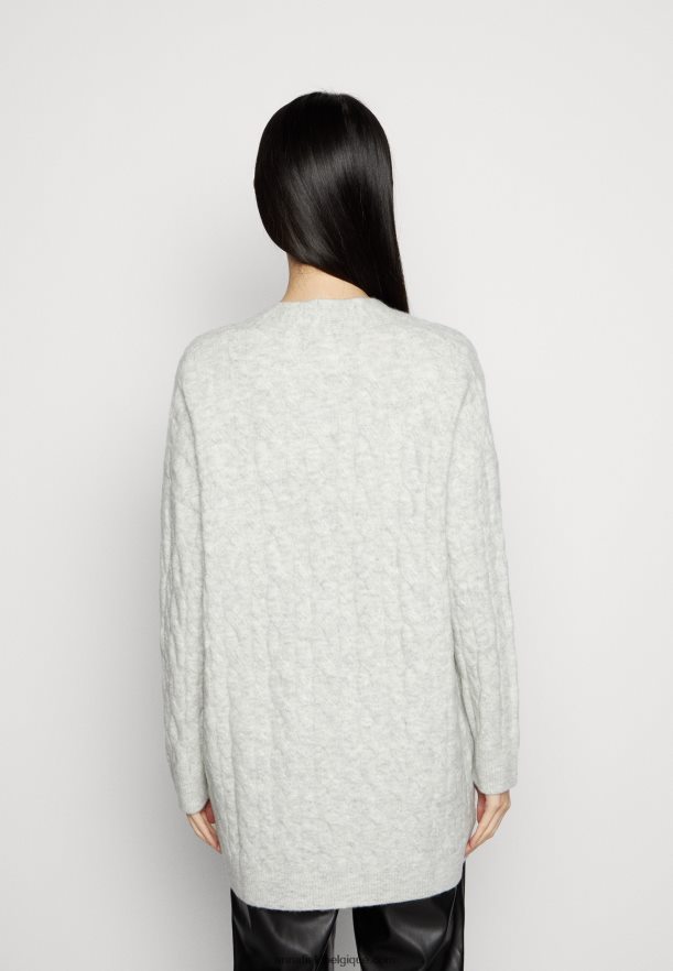 femmes cardigan gris chiné Anna FieldNHH26B821