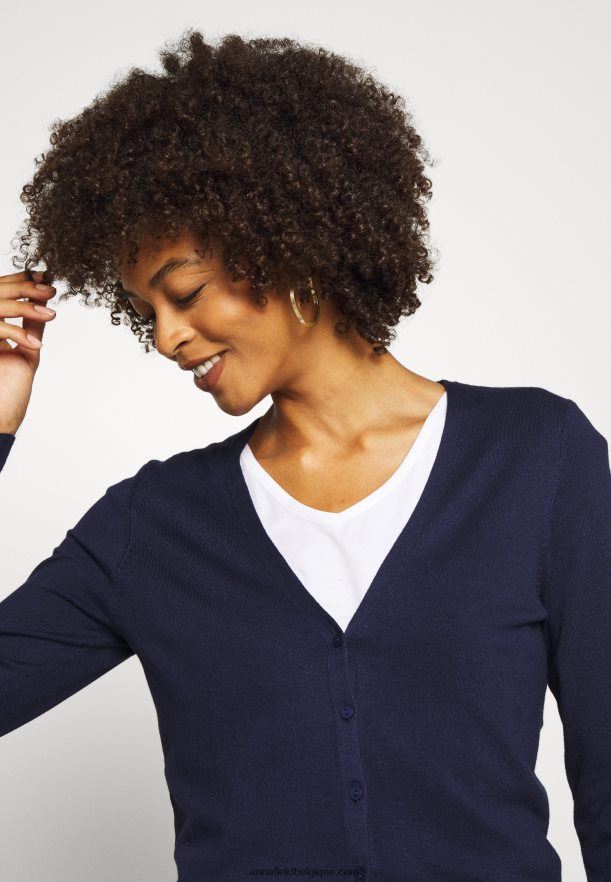 femmes gilet bleu foncé Anna FieldNHH26B819