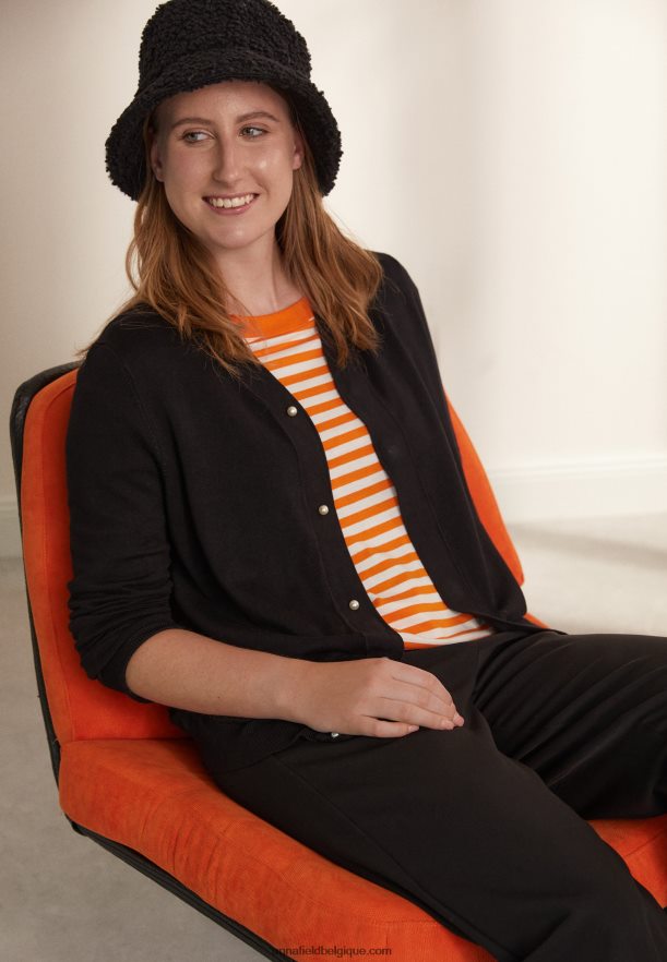 femmes gilet noir Anna FieldNHH26B828