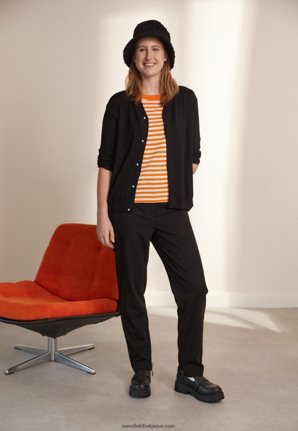 femmes gilet noir Anna FieldNHH26B828