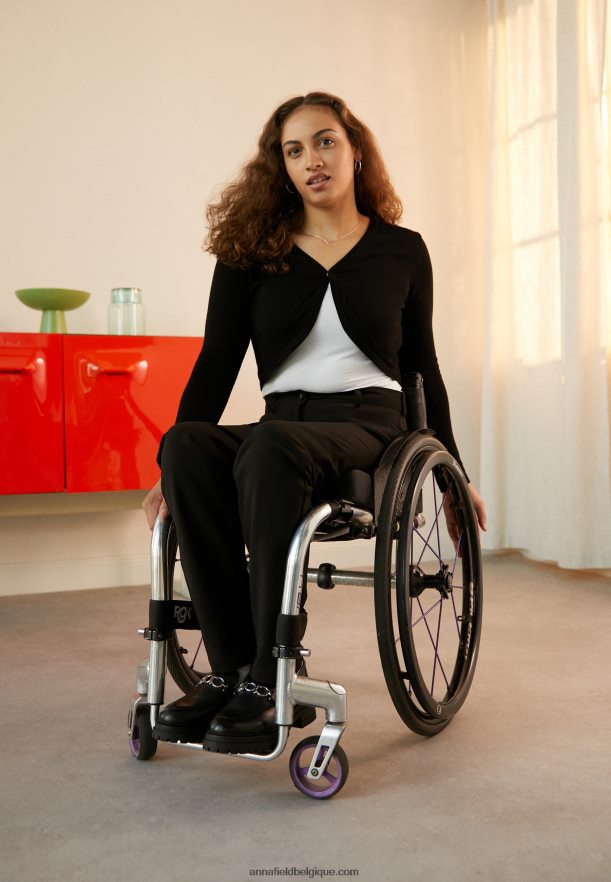 femmes gilet noir Anna FieldNHH26B832