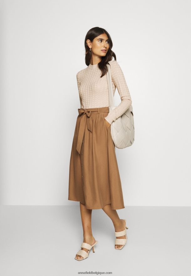 femmes pull beige clair chiné Anna FieldNHH26B836