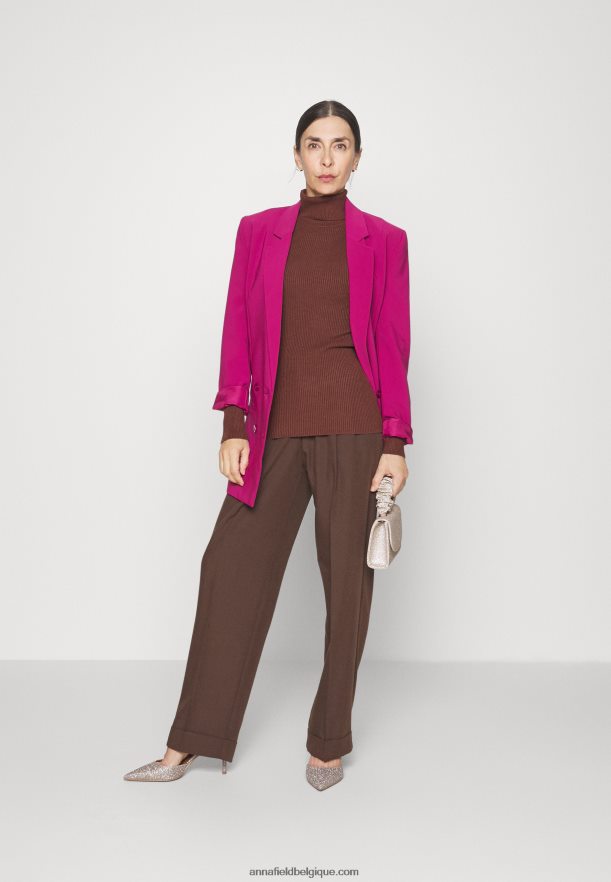 femmes pull marron foncé Anna FieldNHH26B837