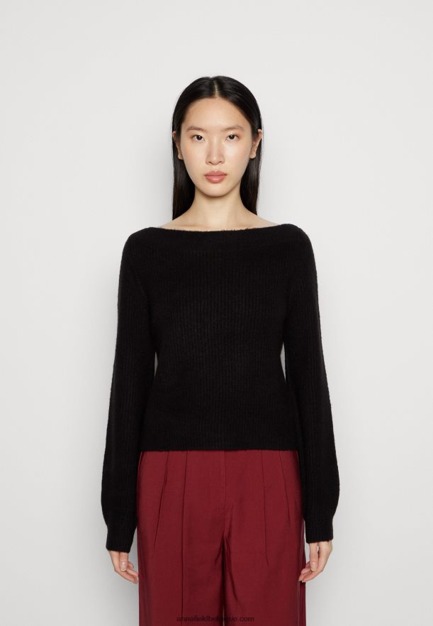 femmes pull noir Anna FieldNHH26B834