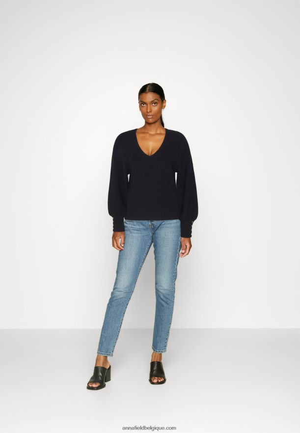 femmes pull noir Anna FieldNHH26B850