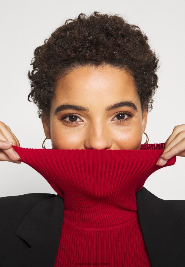 femmes pull rouge Anna FieldNHH26B838