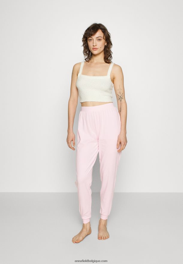 femmes Lot de 2 bas de pyjama noir/blanc Anna FieldNHH26B1075