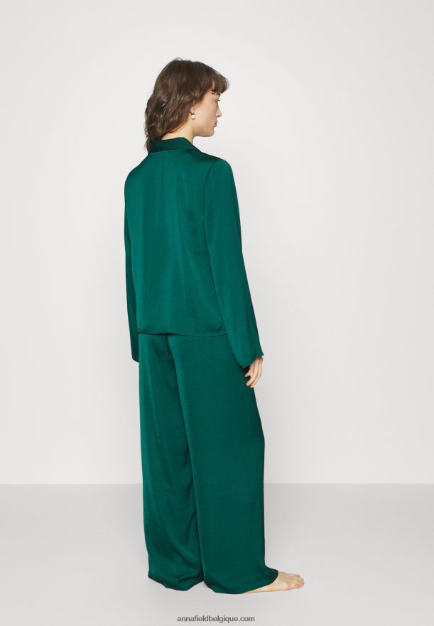 femmes coffret cadeau ensemble pyjama pyjama vert Anna FieldNHH26B1064