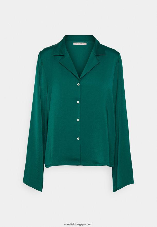 femmes coffret cadeau ensemble pyjama pyjama vert Anna FieldNHH26B1064