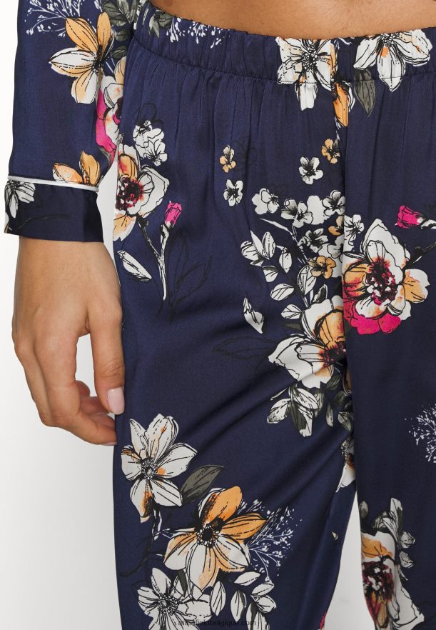 femmes ensemble pyjama bleu foncé Anna FieldNHH26B1070