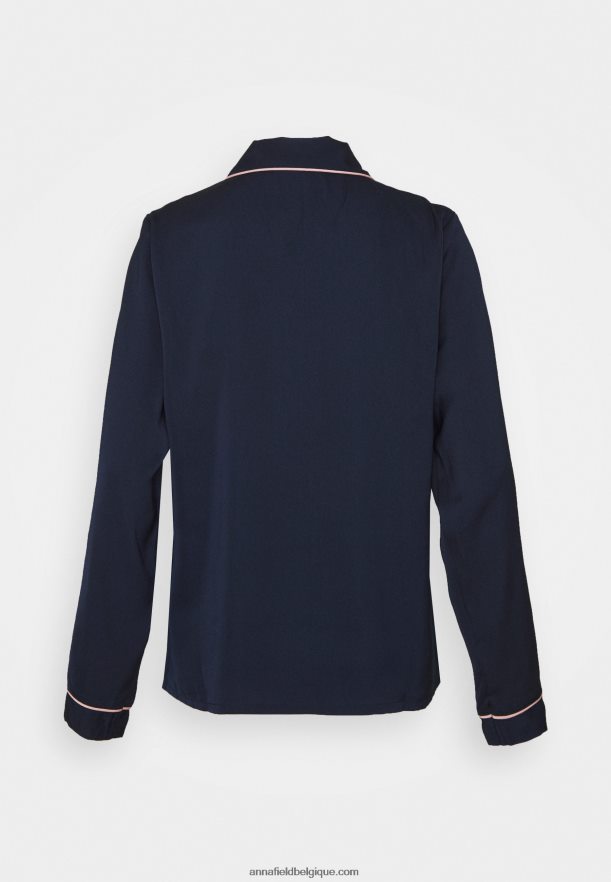 femmes ensemble pyjama bleu foncé Anna FieldNHH26B1074