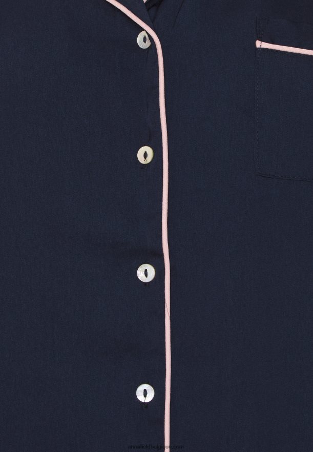 femmes ensemble pyjama bleu foncé Anna FieldNHH26B1074