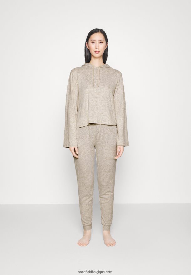 femmes ensemble pyjama marron Anna FieldNHH26B1067