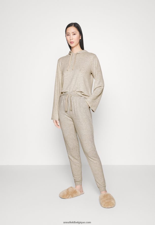 femmes ensemble pyjama marron Anna FieldNHH26B1067