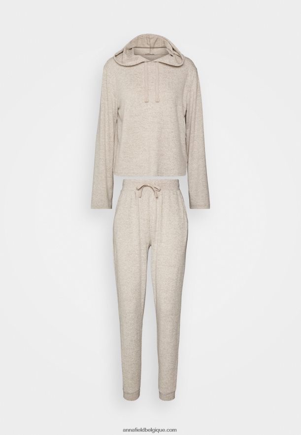 femmes ensemble pyjama marron Anna FieldNHH26B1067