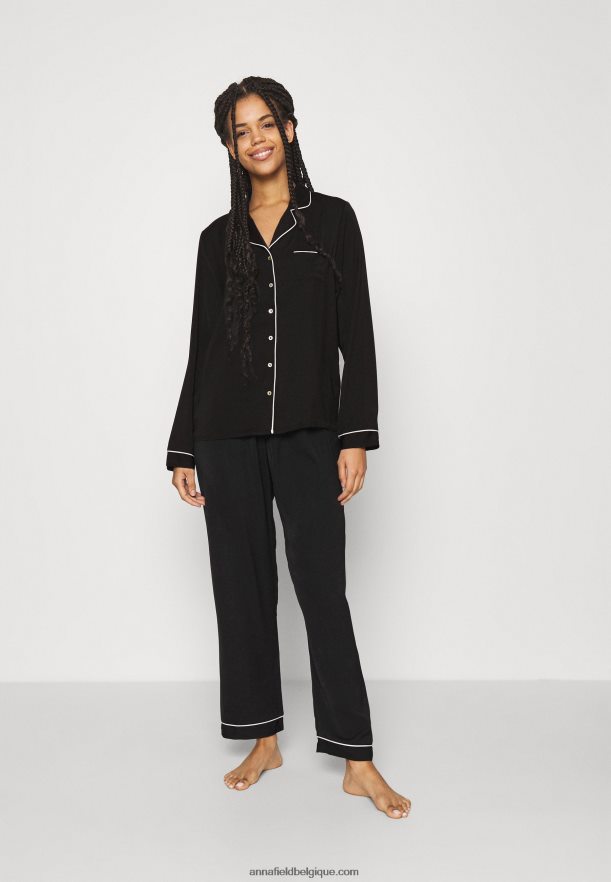 femmes ensemble pyjama noir Anna FieldNHH26B1072
