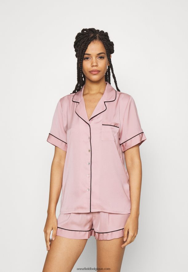 femmes ensemble pyjama rose Anna FieldNHH26B1073