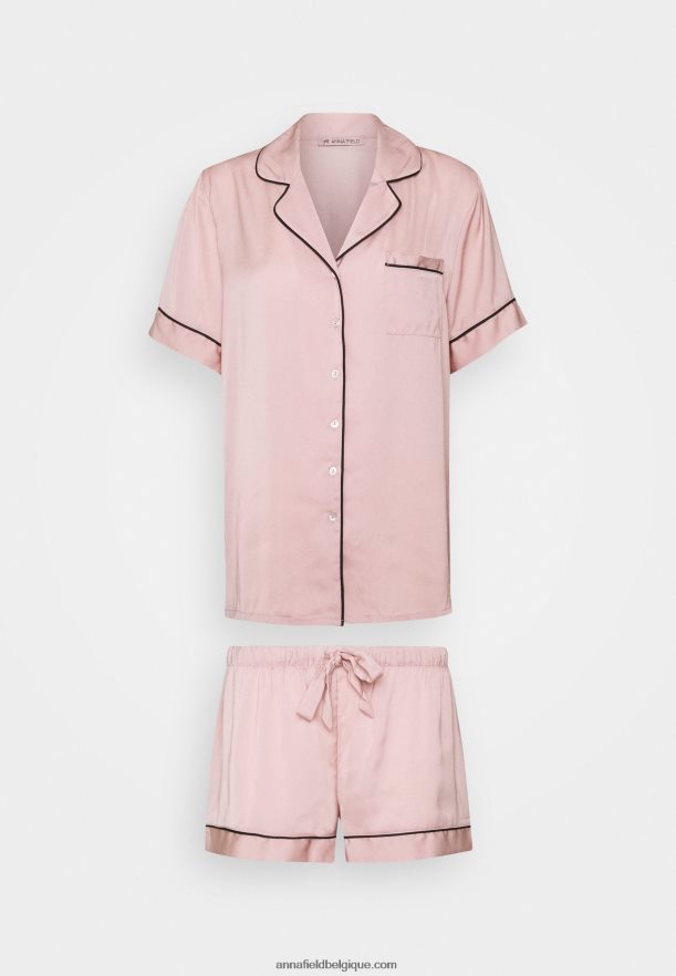 femmes ensemble pyjama rose Anna FieldNHH26B1073