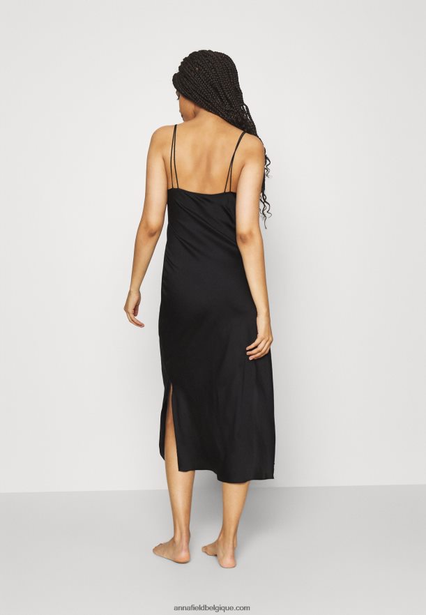 femmes nuisette de mariée nuisette noire Anna FieldNHH26B1040