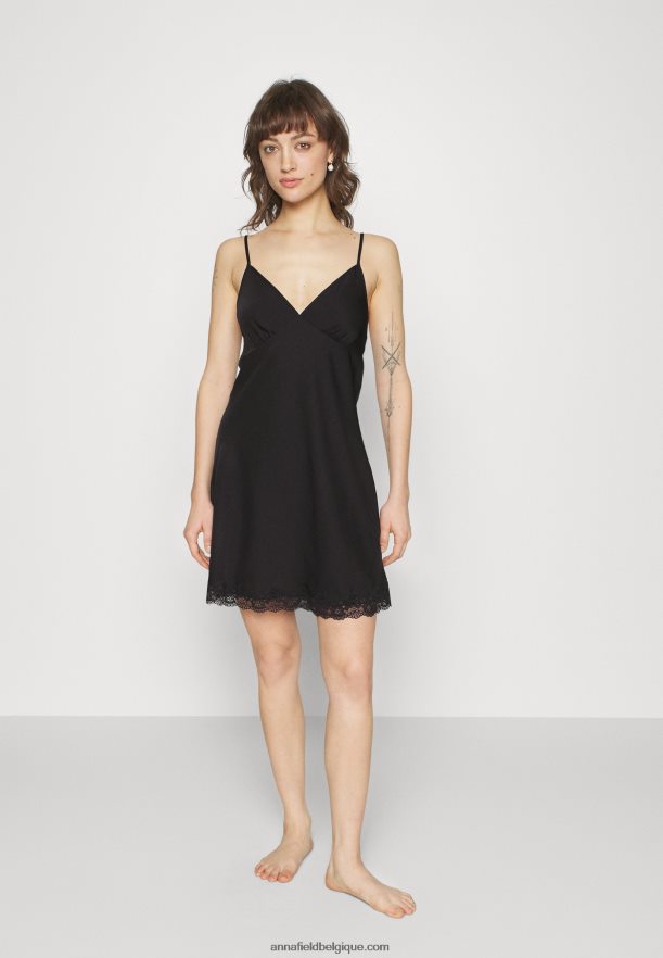 femmes nuisette noire Anna FieldNHH26B1053
