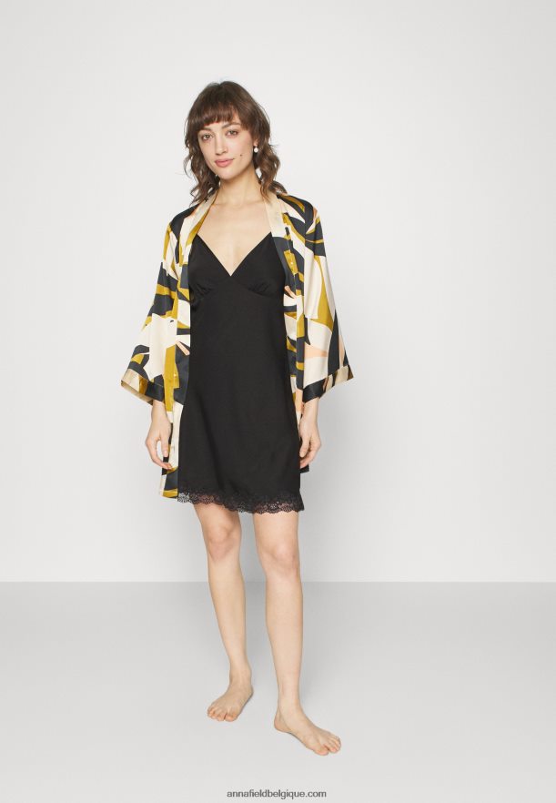 femmes nuisette noire Anna FieldNHH26B1053