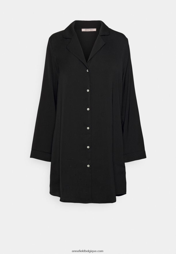 femmes nuisette noire Anna FieldNHH26B1055