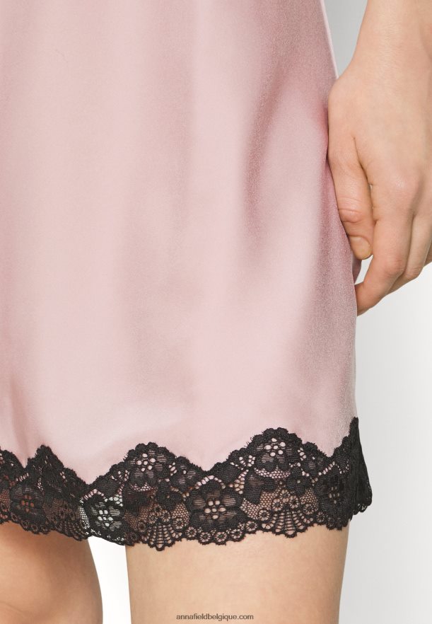 femmes nuisette rose/noir Anna FieldNHH26B1041