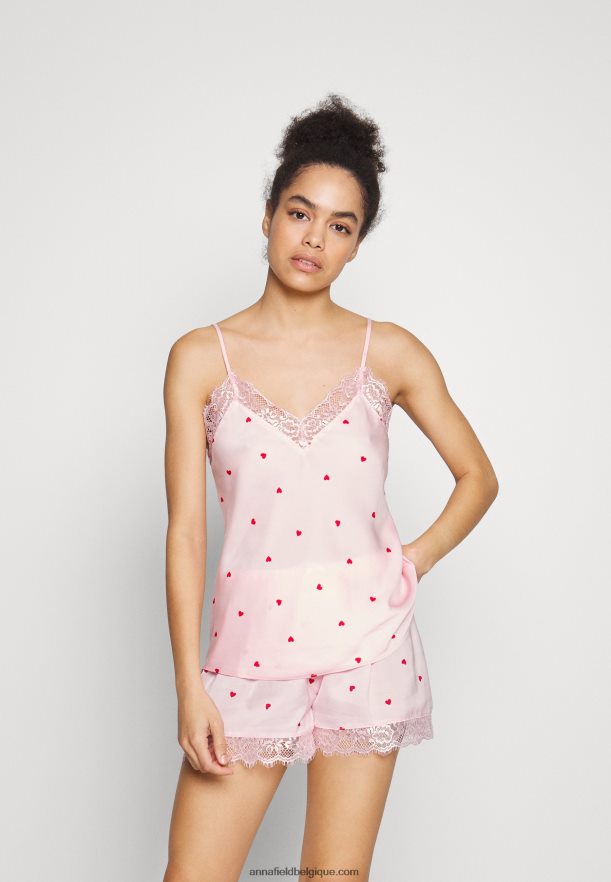femmes pyjama rose Anna FieldNHH26B1063