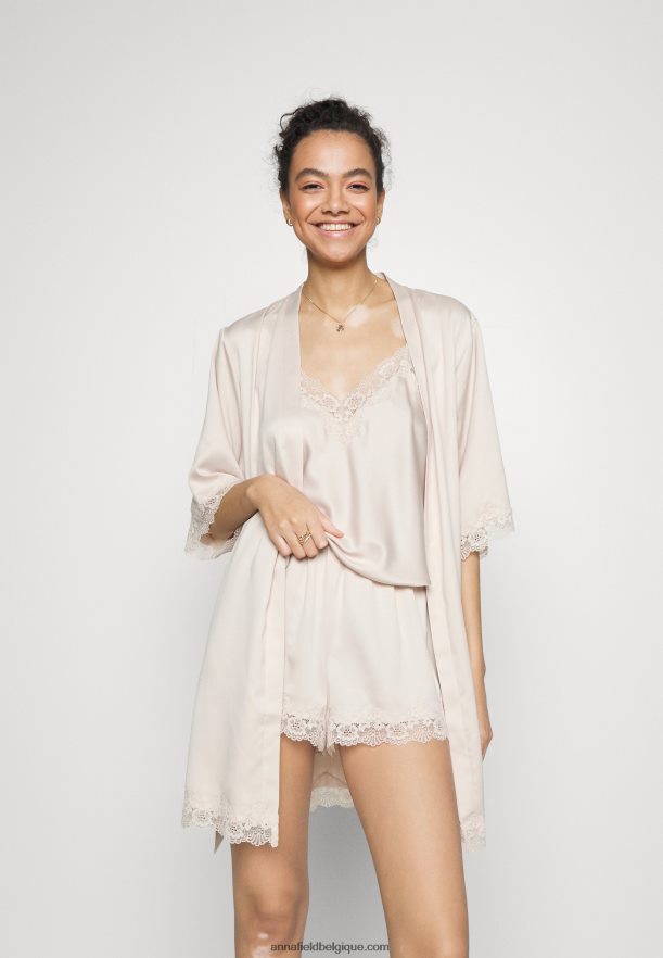 femmes robe de chambre blanc cassé Anna FieldNHH26B1078
