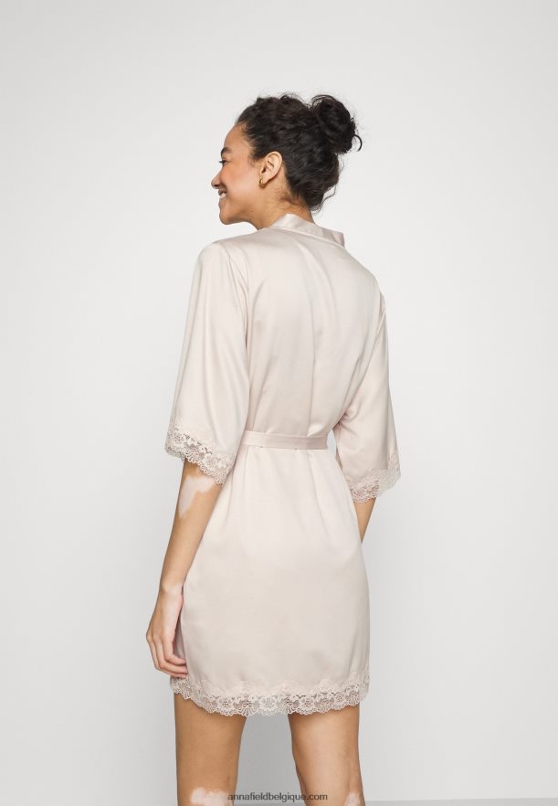 femmes robe de chambre blanc cassé Anna FieldNHH26B1078