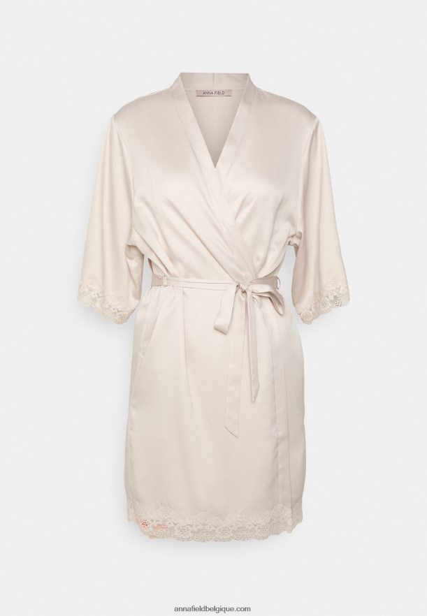 femmes robe de chambre blanc cassé Anna FieldNHH26B1078