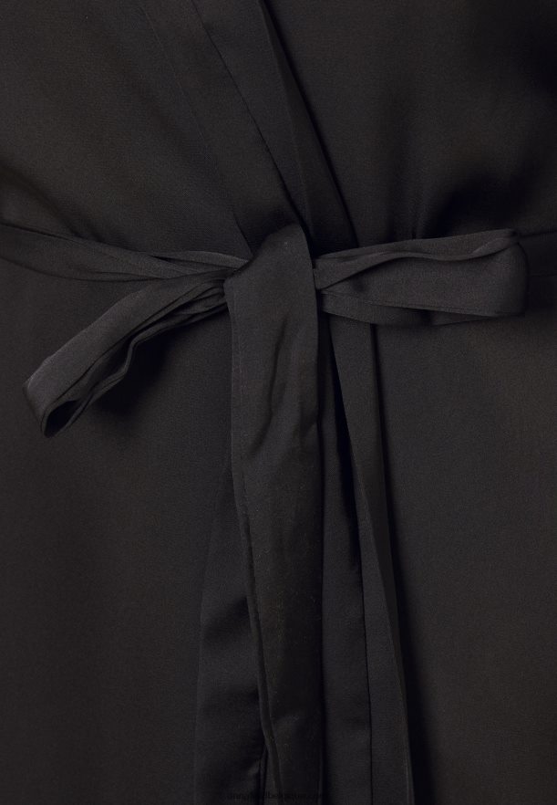 femmes robe de chambre noire Anna FieldNHH26B1085